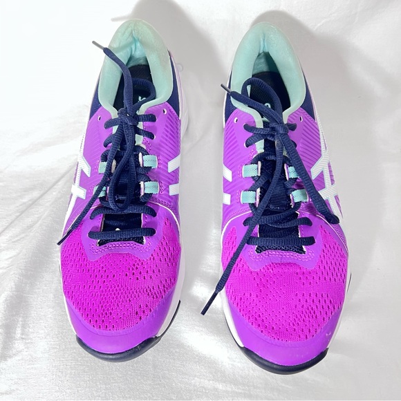 ASICS Women's GEL-COURSE GLIDE   Golf Shoes 1112A017 Size 7 Purple Teal. - Picture 3 of 6